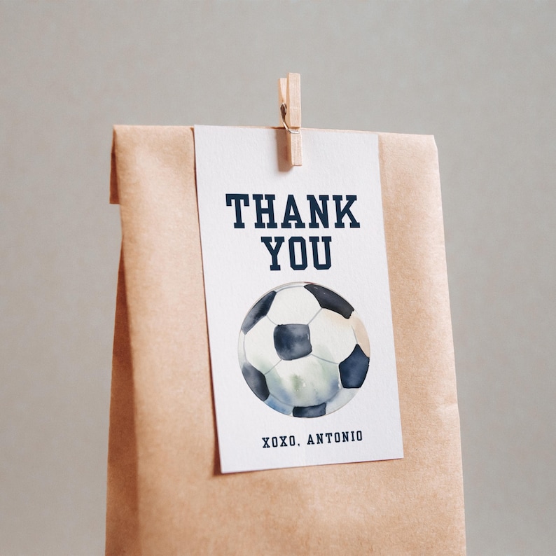Boy Soccer Birthday Invitation Template Modern Soccer Boy Birthday Party Any Age Digital Editable Canva Template Football Soccer image 9