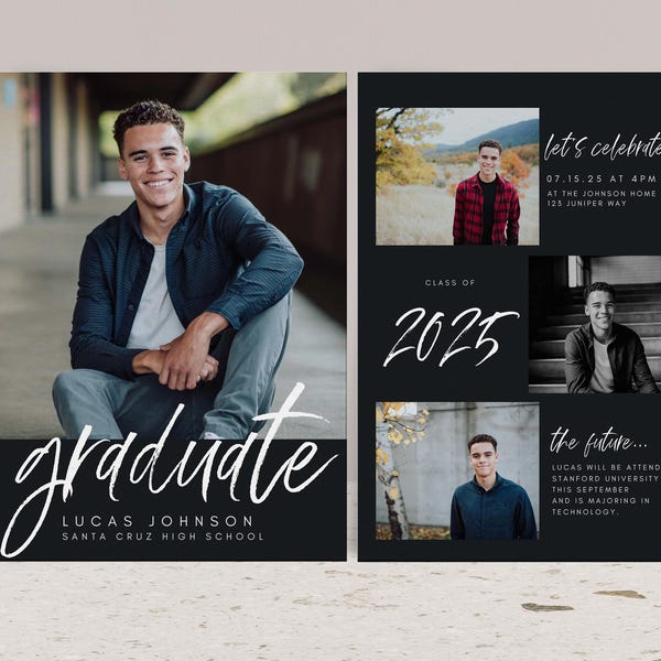 Graduation Invitations 2025 Etsy