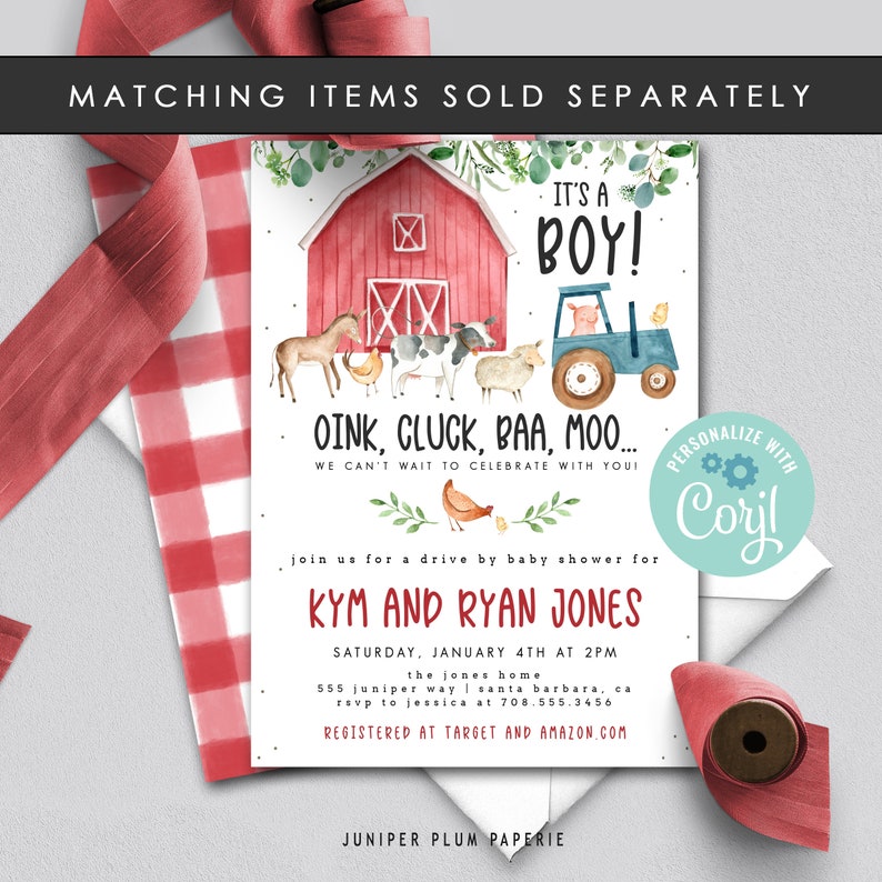 Editable Drive by Shower Favor Tag Drive Through Baby Shower Etsy