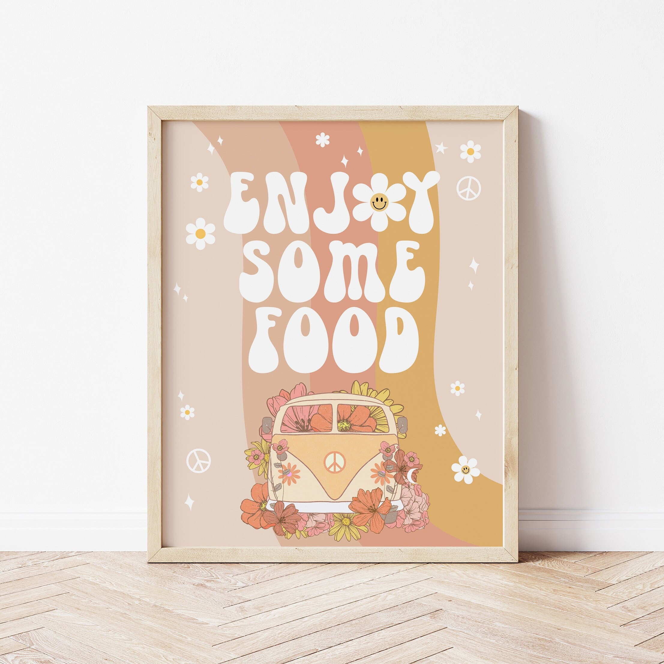 Groovy Food Party Sign, Far Out Food Party, Hippie Party Decor Birthday ...