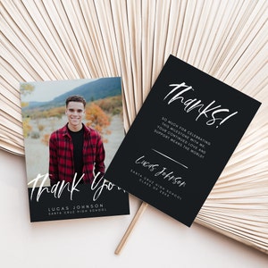 Graduation Invitation 2024 Template, Modern Graduation Announcement, Senior Graduation Party, Boys Graduation Party Invite, 707 image 4