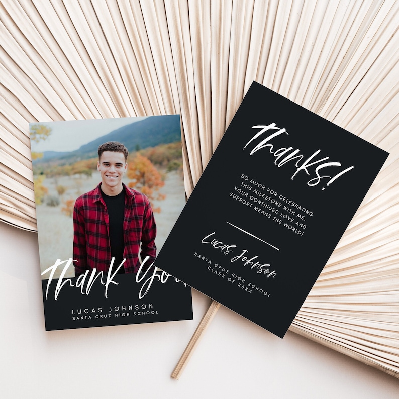 Graduation Invitation 2024 Template, Modern Graduation Announcement, Senior Graduation Party, Boys Graduation Party Invite, 707 image 4