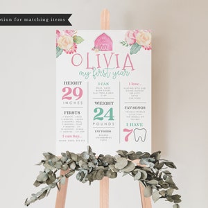 Editable Farm Birthday Invitation Girl Farm Animals Pink Floral Barnyard Party Download Printable Invitation Template Digital 55 image 4