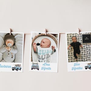 The Big One Photo Banner, Boy First Birthday Decor, Milestone Banner, Surf Birthday, Beach Birthday, Editable Canva Template, The Big 1