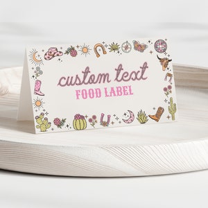 Editable My First Rodeo Invitation Boho Cowgirl Birthday Invite Wild ...