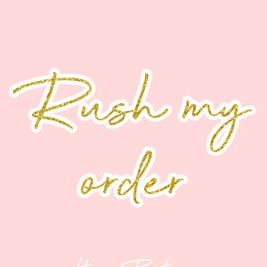 Rush My Order - Next Business Day Despatch