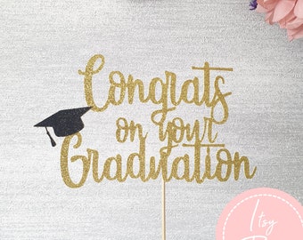 Graduate Cake Topper | Etsy