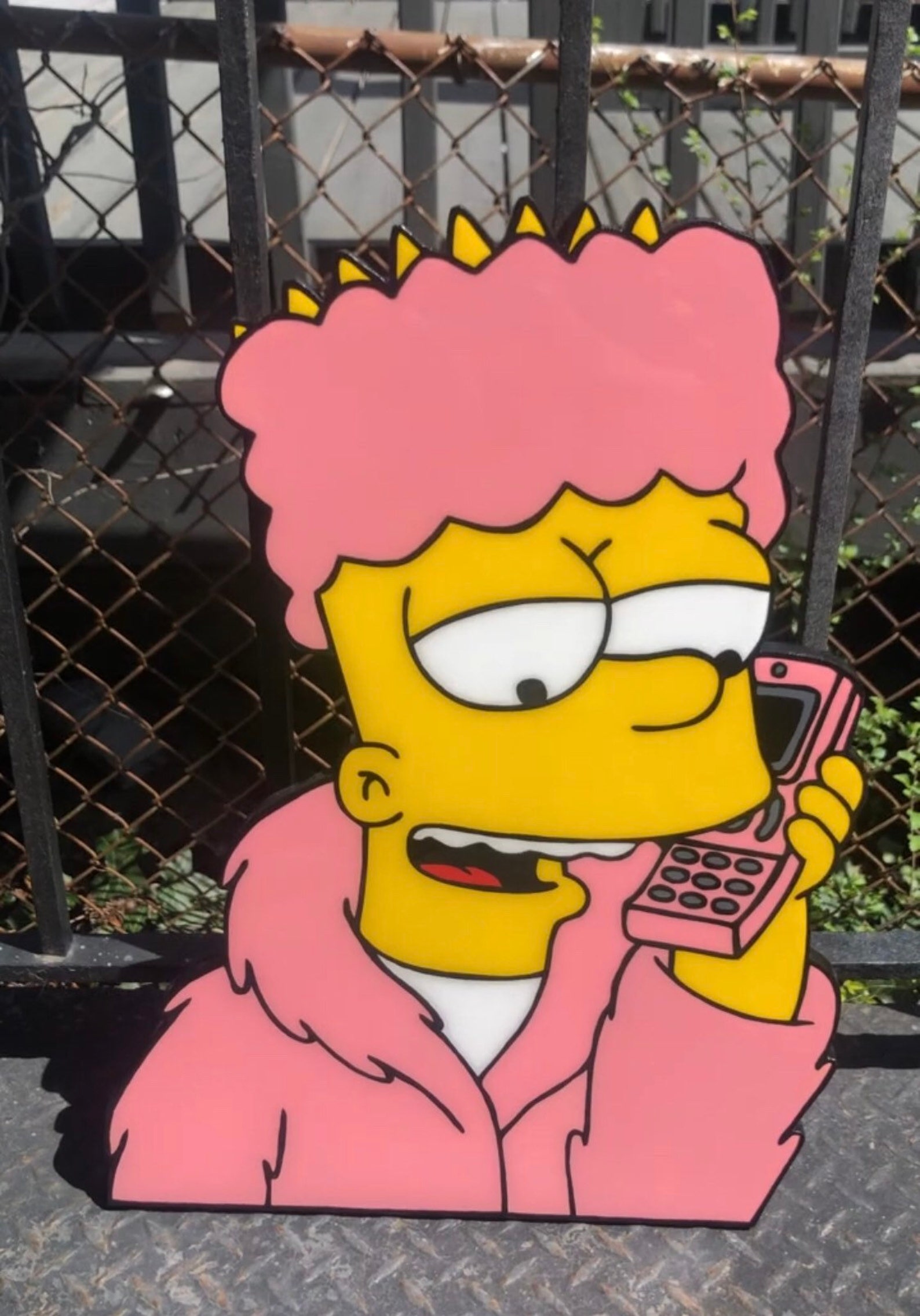 Bart Simpson, Camron Cellphone Art - Etsy