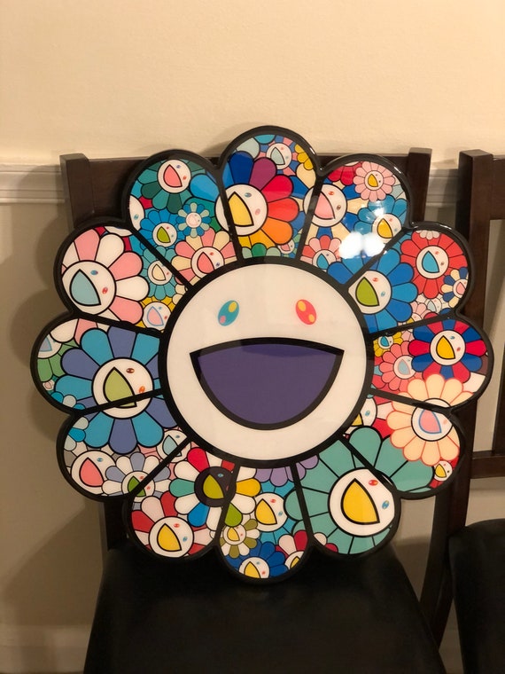 Takashi Murakami Japanese Pop Colorful Wall Art Home Decor