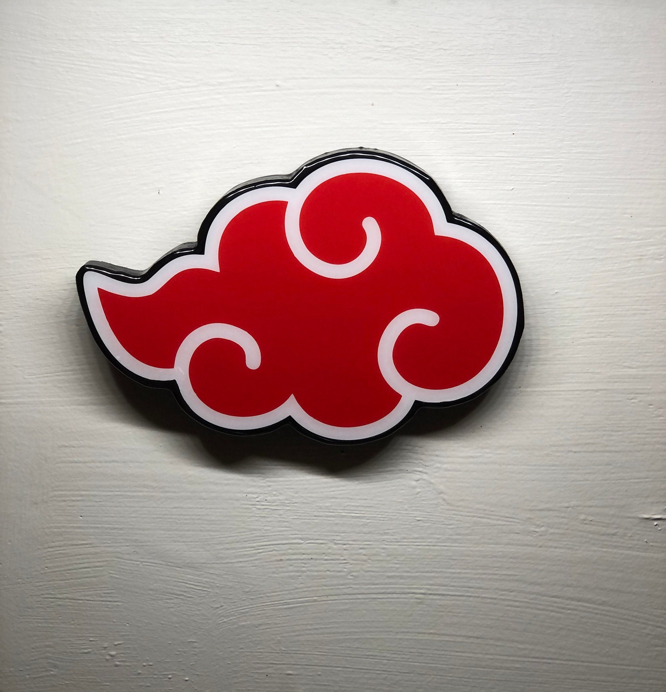 Red cloud illustration, Akatsuki, china cloud, heart, logo