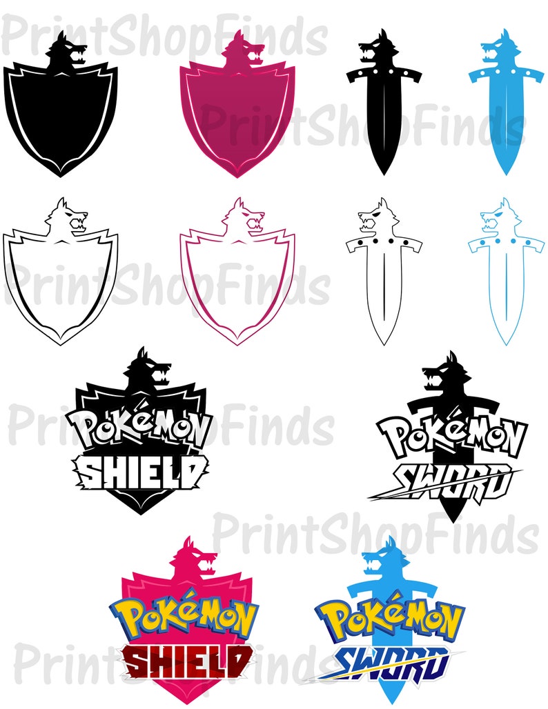 Pokemon Sword And Shield Svgpikachu Svgpokemon Clipart Pokemon Go Svgpokemon Gopokemon Cricutpokemon Silhouettepokemon Birthday Png