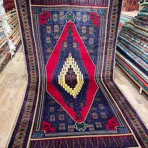Turkish, Antique, vintage, large 335 cm * 175 cm rug, handmade, unique, luxury, pure wool