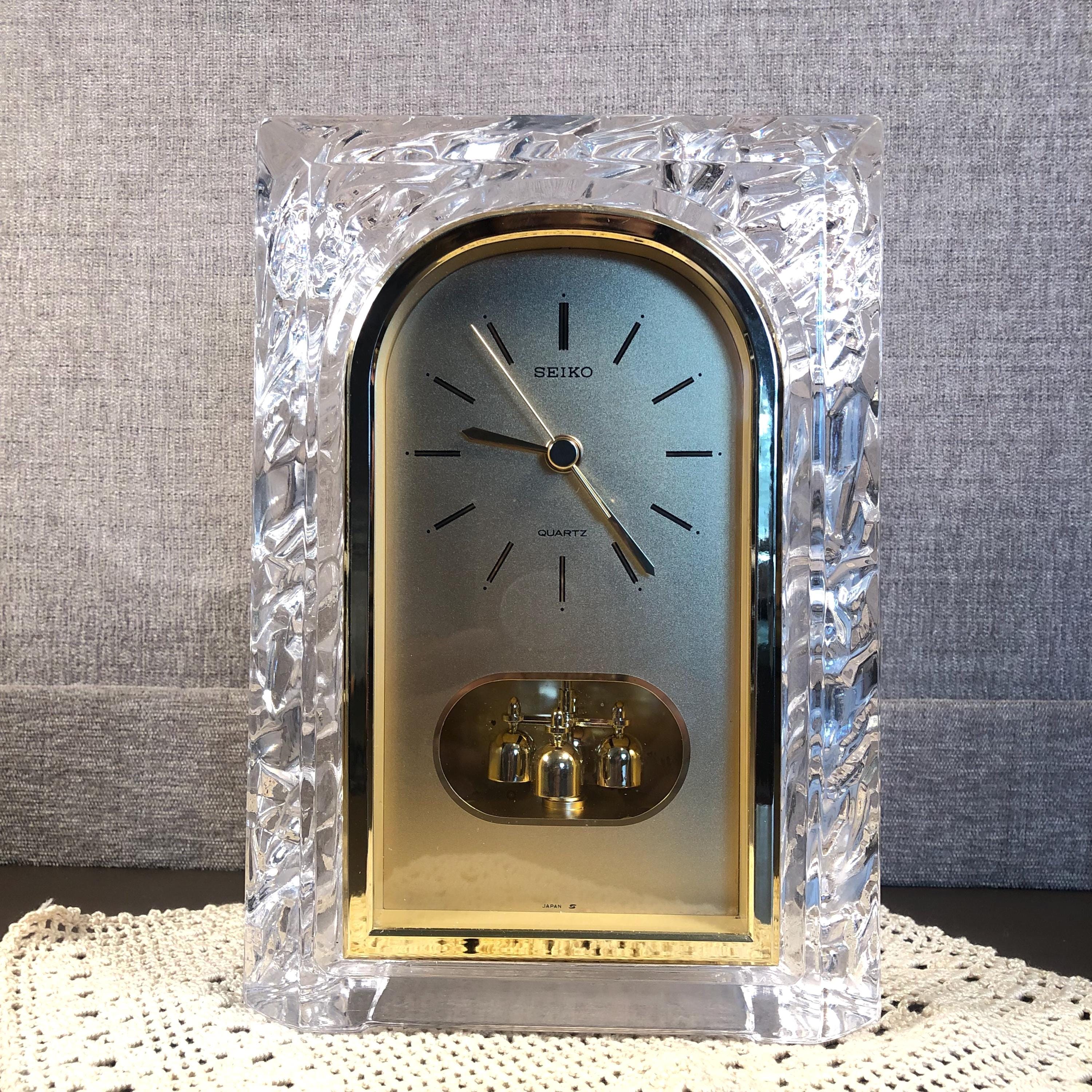 Seiko Vintage Table Clock - Etsy