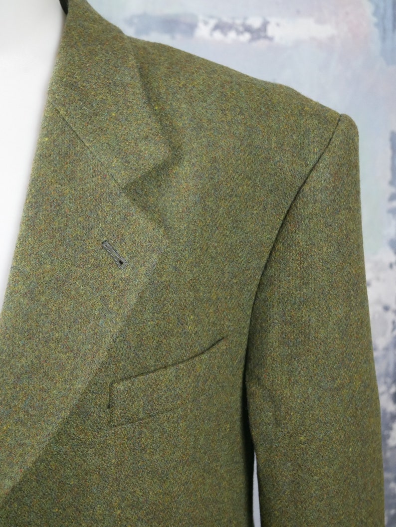 1980s Blazer Dutch Vintage Olive Green Wool Single-breasted - Etsy