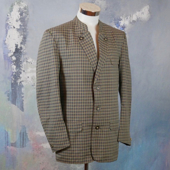 Austrian Trachten Jacket, Lightweight Cotton Blen… - image 5