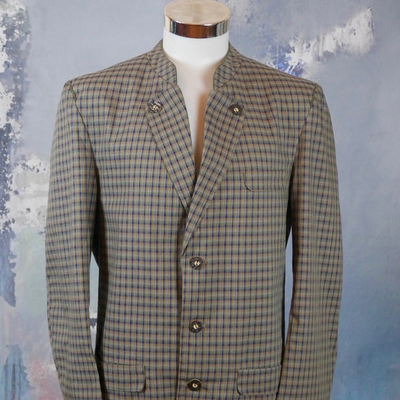 Austrian Trachten Jacket, Lightweight Cotton Blen… - image 2