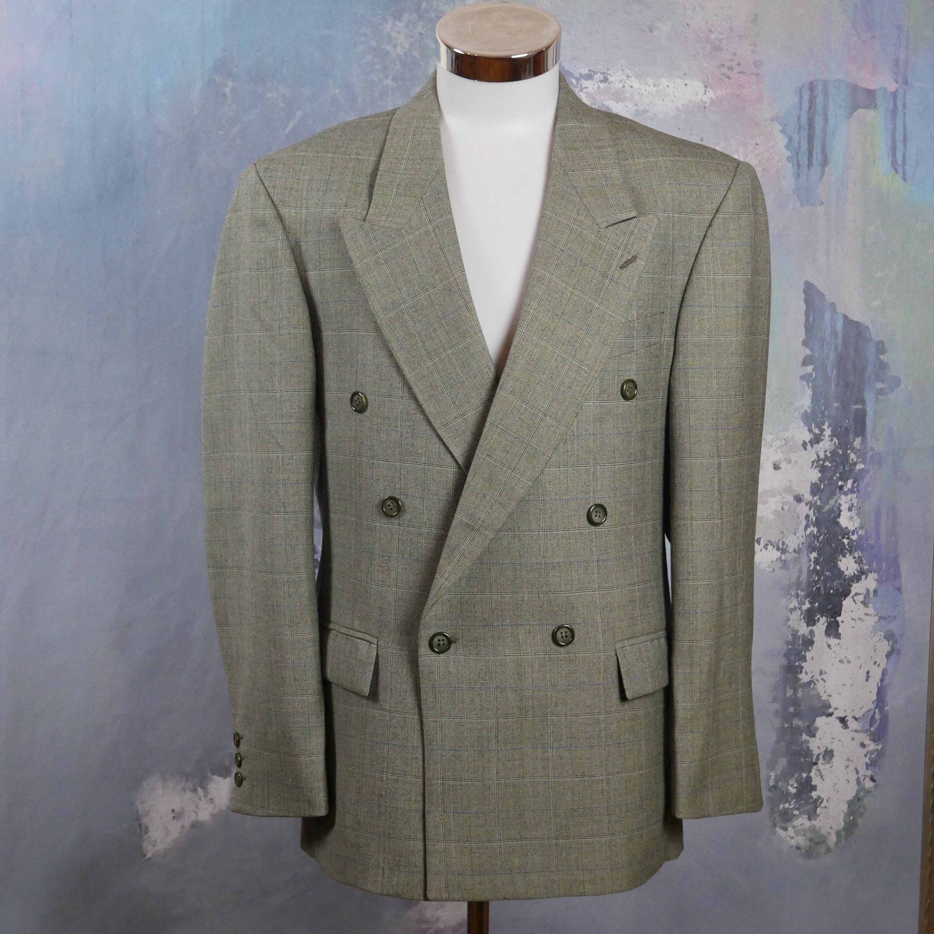 1990s double breasted suit