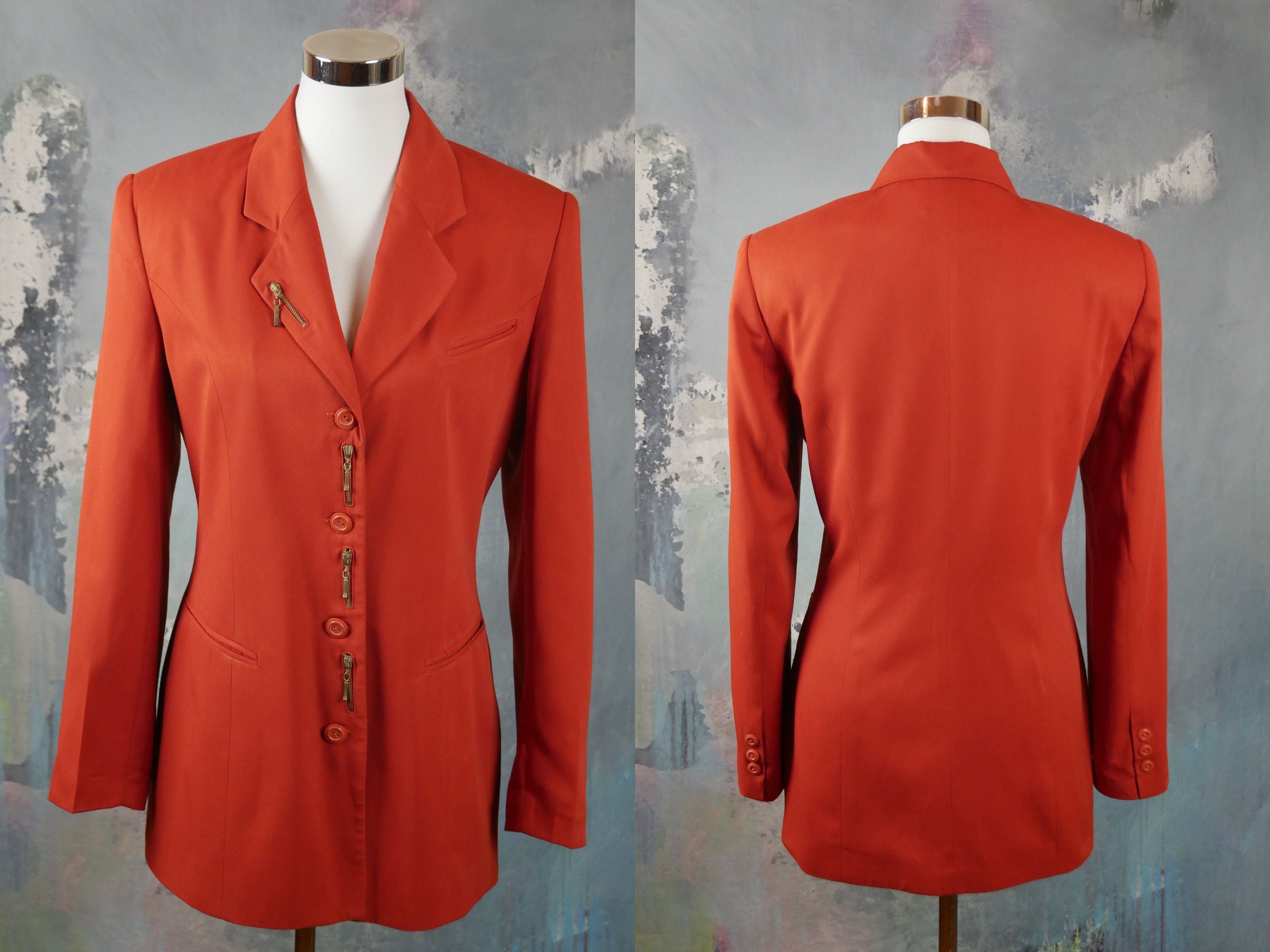 Rust 2025 coloured blazer