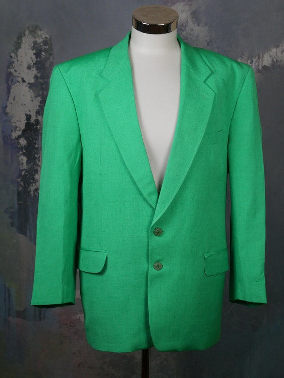 mint green blazer