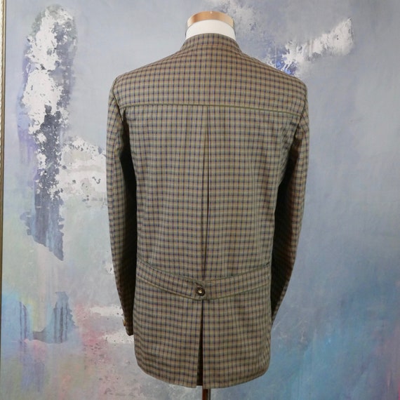 Austrian Trachten Jacket, Lightweight Cotton Blen… - image 7