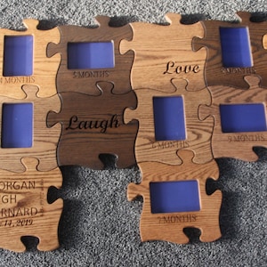 Puzzle Piece Picture Frame Collection