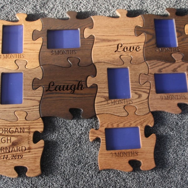 Puzzle Piece Picture Frame Collection