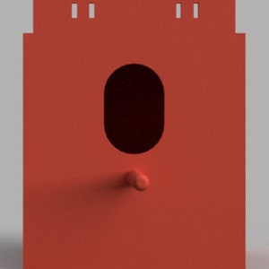 3D Printable 5 X 5 X 5 Finch Nesting Box Outside Mount: Cozy Corner for