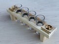 Custom Laser Engraved Shot Flight - Wooden Flight Board for 4 Shot Glasses