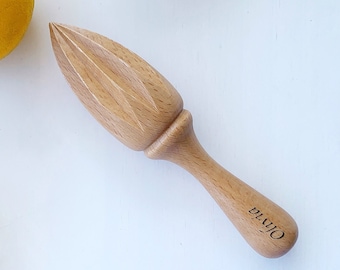 Wooden Lemon Squeezer, Montessori Educational Toys for Kids, Personalised Gift for Kids