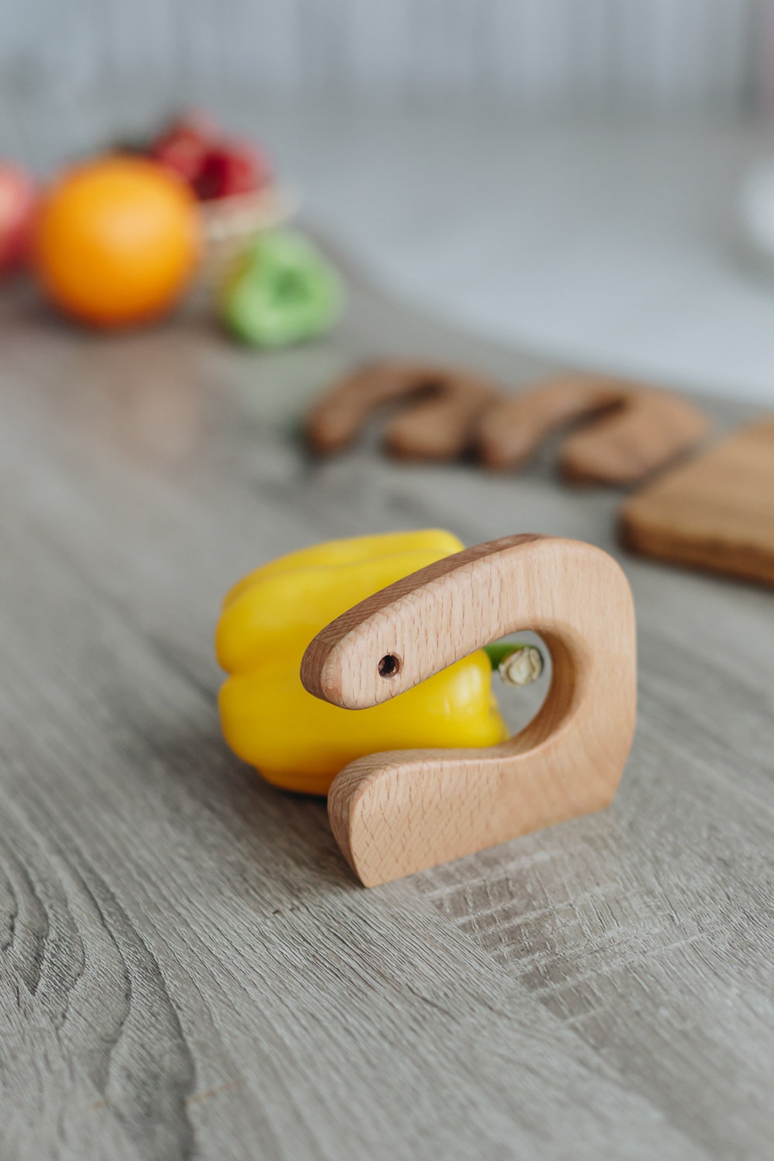 Safe Wooden Knife for Kids Children's Utensil Montessori Etsy