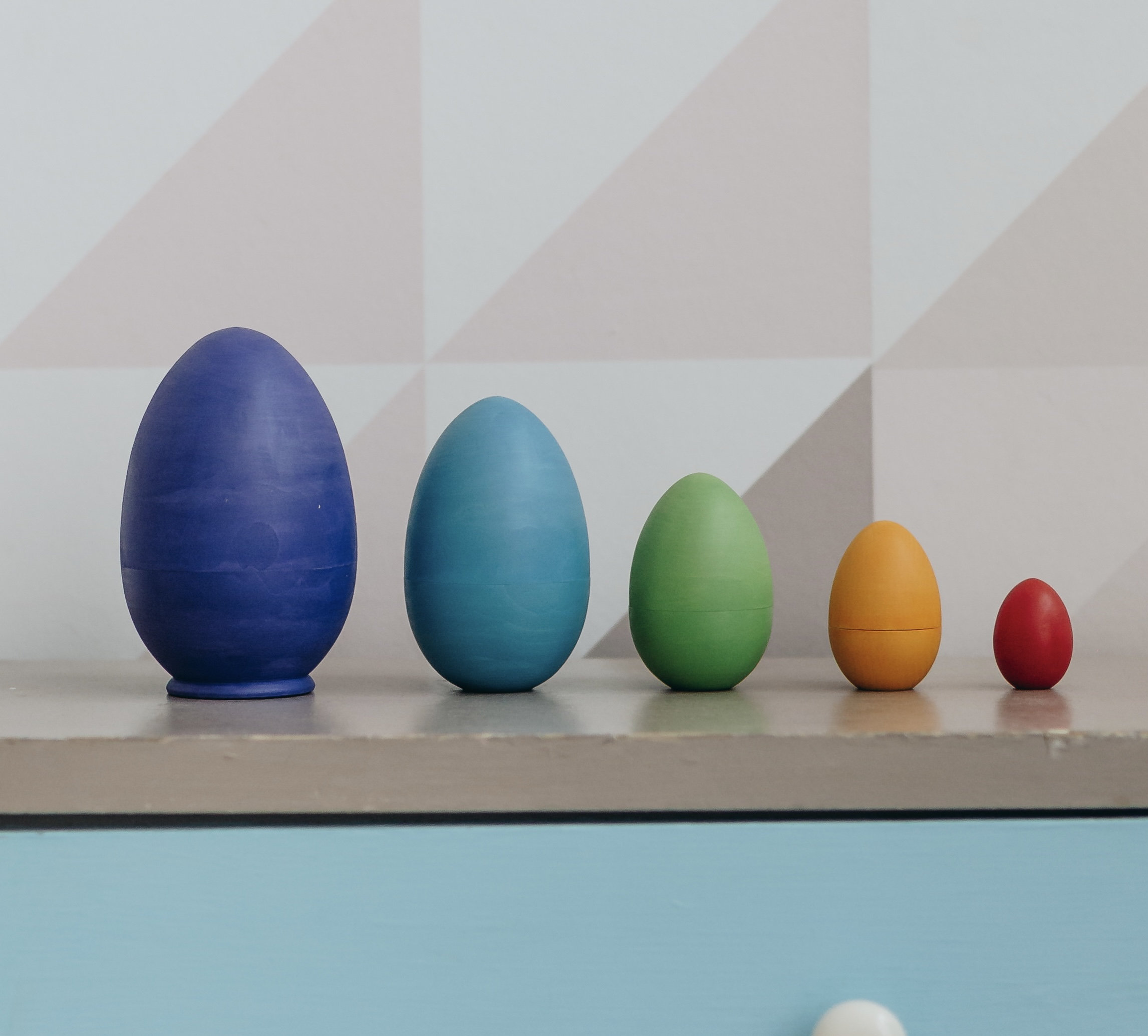 Hollow Wooden Eggs Toy Easter Nesting Eggs Montessori Toy Etsy