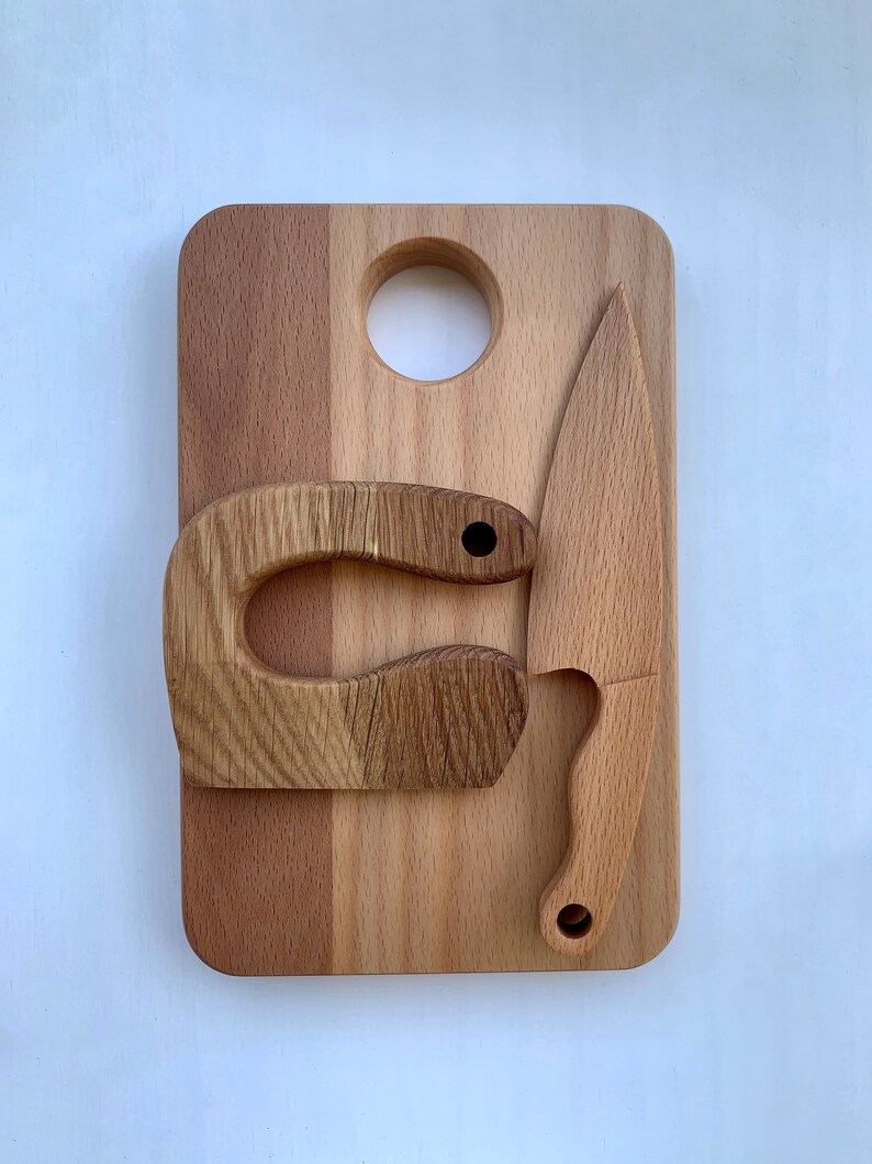 Cutting Board Safe Wooden Knife and Butter Knife for Kids Etsy