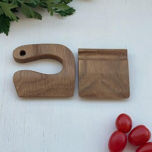 Safe Wooden Knives: Montessori Toddler Utensil Set of 2 No