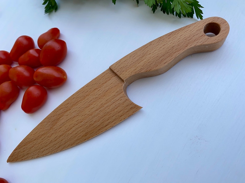 Safe Wooden Knife for Kids Children's Utensil Montessori Etsy