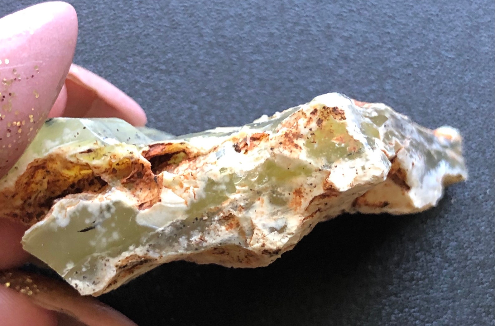 Green Dendritic Common Opal Rough from Northern California Etsy