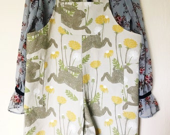 petite cotton dungarees