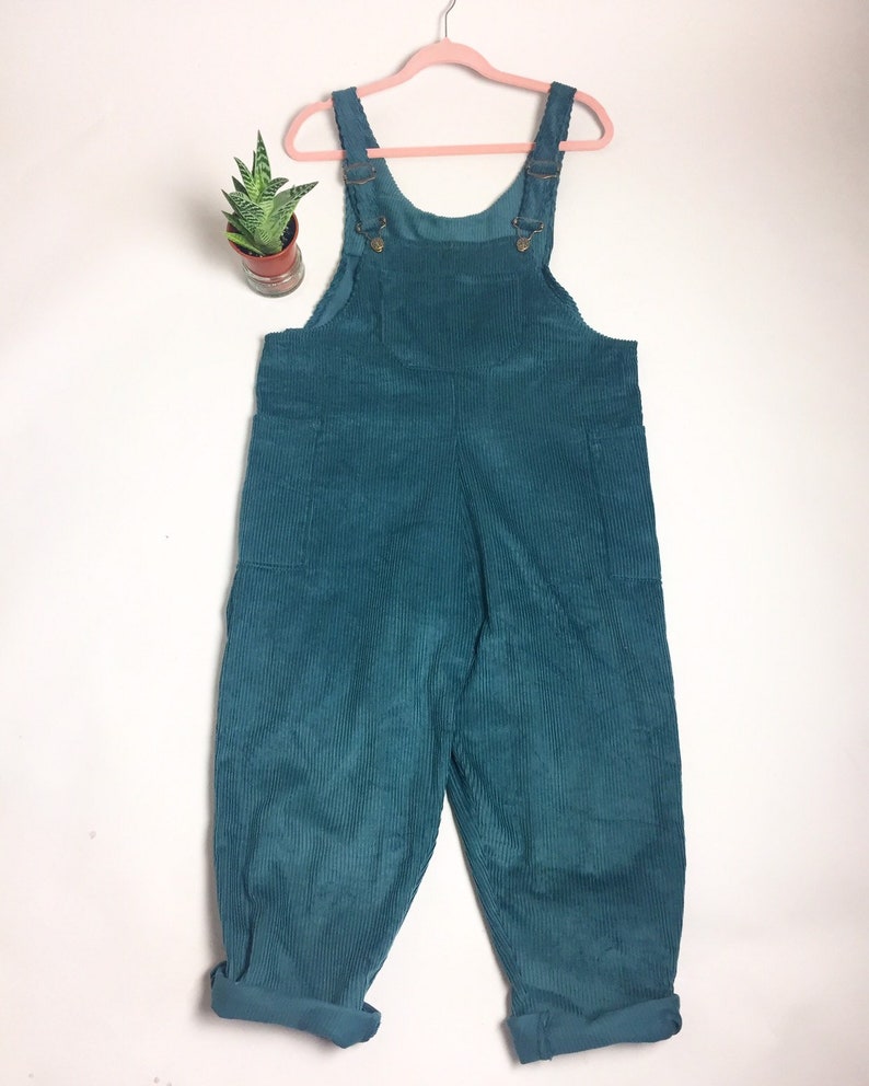 Handmade Corduroy Dungarees Overalls Worker Style Navy Green Etsy