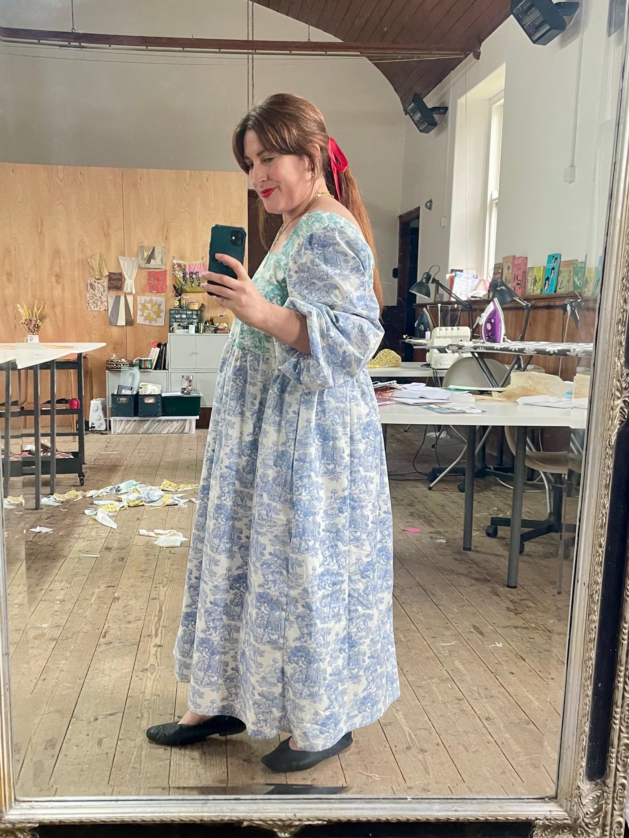 Vert FEMME Robe En Maille À Manches Courtes Floral Col Carré 2819082