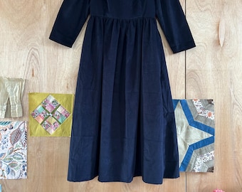 wintercorduroy zeemansjurk met naaldkoord koningsblauw marineblauw bordeaux olijfgroen of mosterd