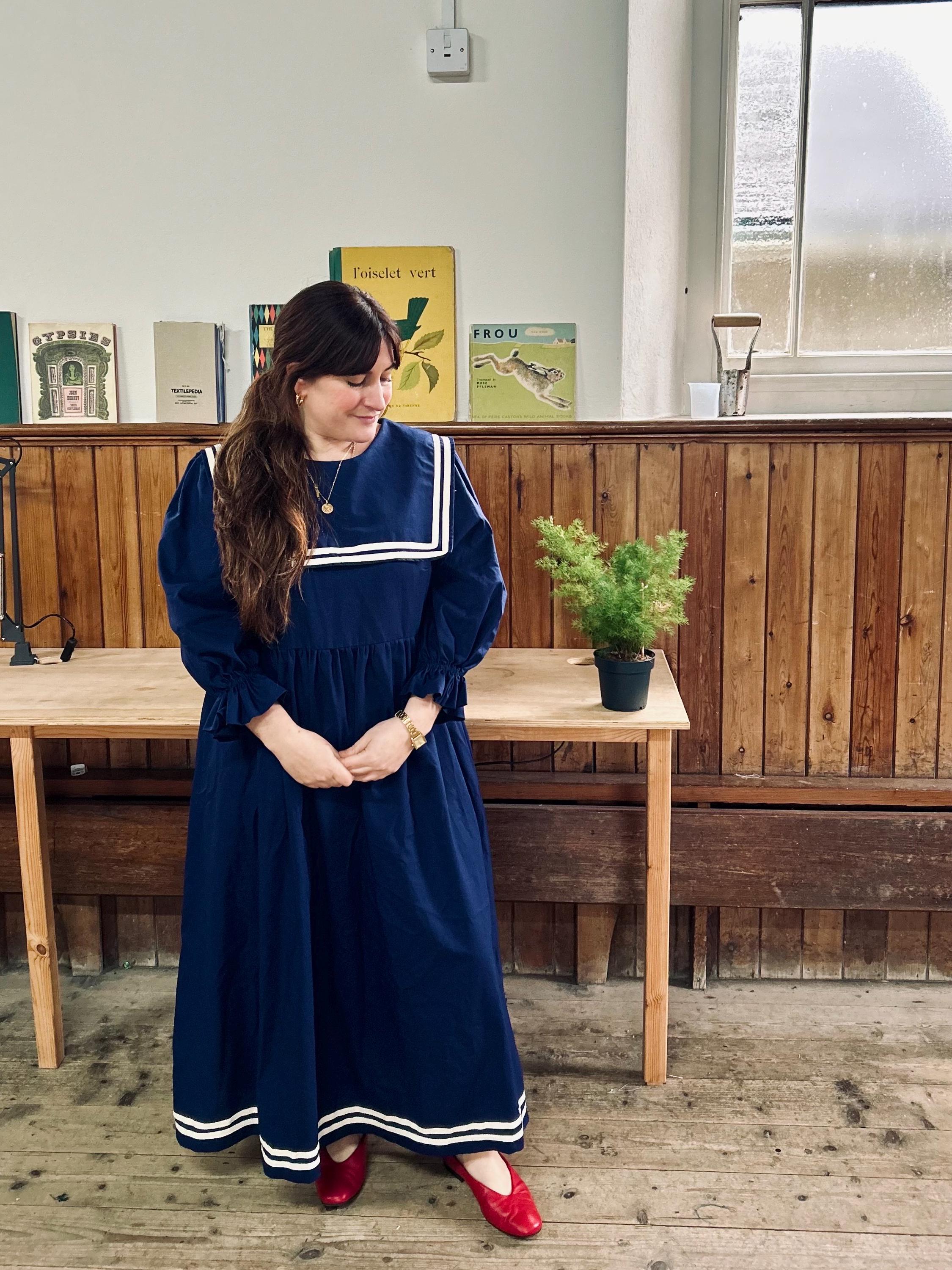 knitted sailor dress Knit SID-UT2504950