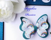 Butterfly Pinch Bow Hair Bow Suede Bow Glitter Bow Faux Leather Bow Rainbow Bow