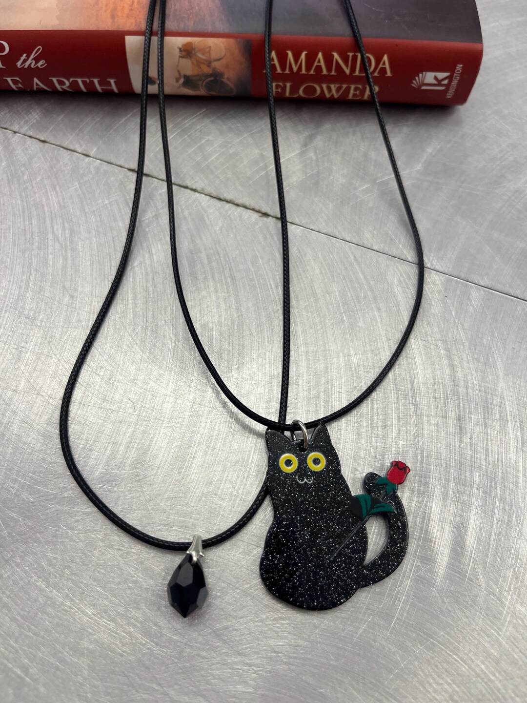 Black Cat Necklace Bundle - Etsy