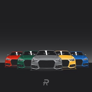 B9 Audi Stickers (A4/S4/RS4)