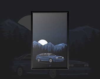 Poster di montagna Audi Quattro