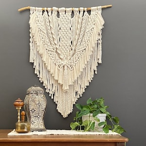 Large Macrame Wall Hanging - Boho Decor - Macrame Decor - Modern Macrame - Coastal Home Decor - Natural Wall Decor - Modern Fiber Art