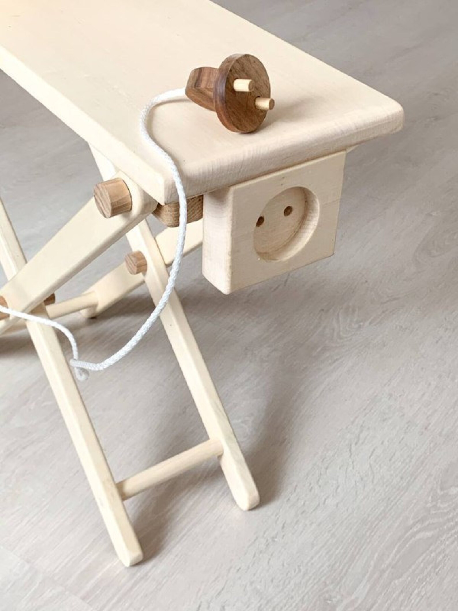 Wooden toys ironing Set Wooden ironing Board Kids Play iron Etsy