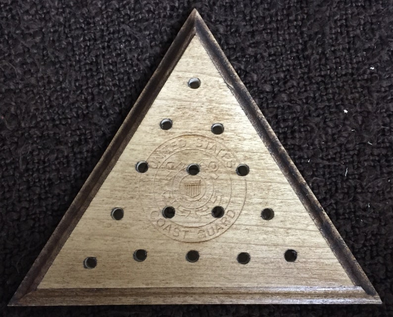 Military Branch Wooden Golf Tee Triangle Game Etsy