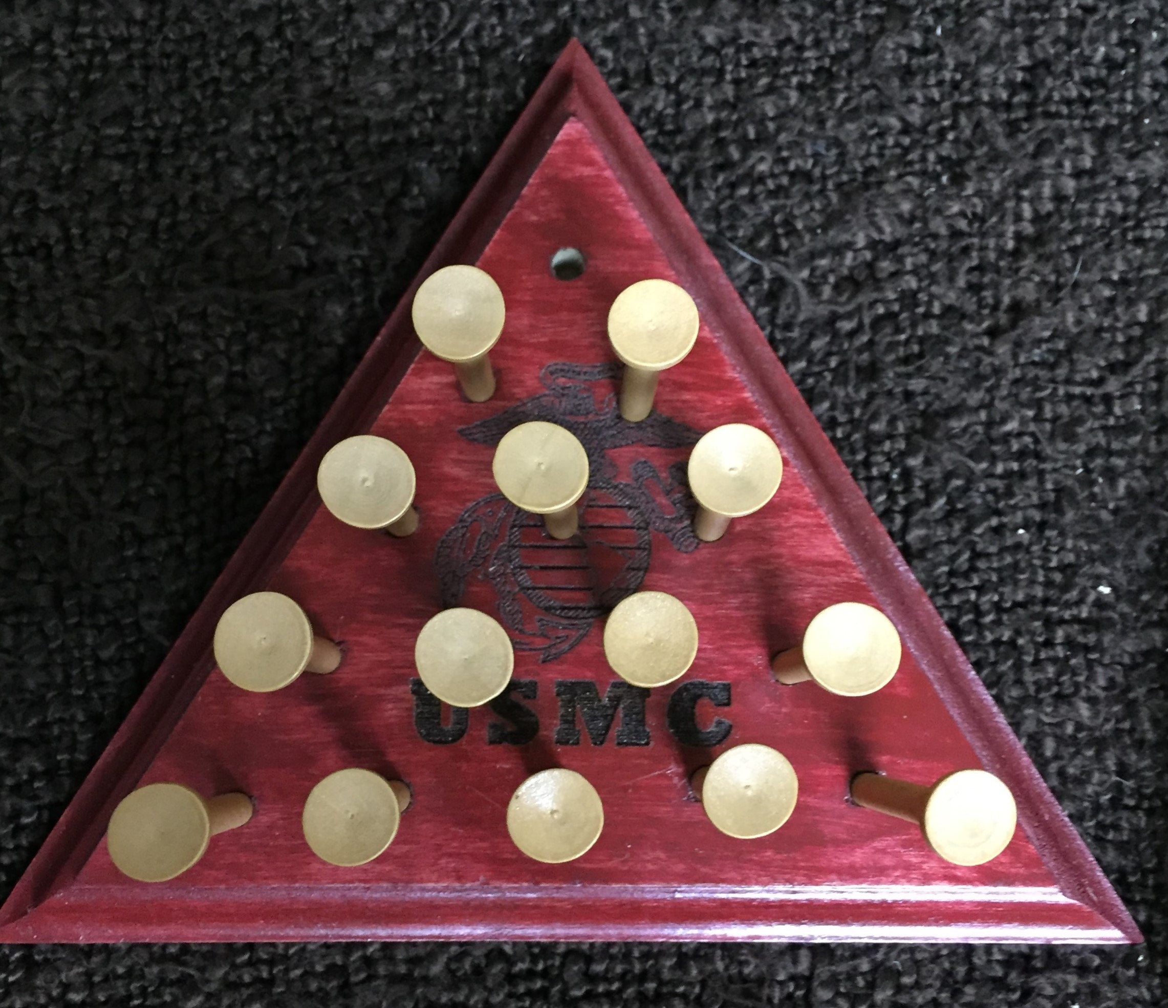 Military Branch Wooden Golf Tee Triangle Game Etsy