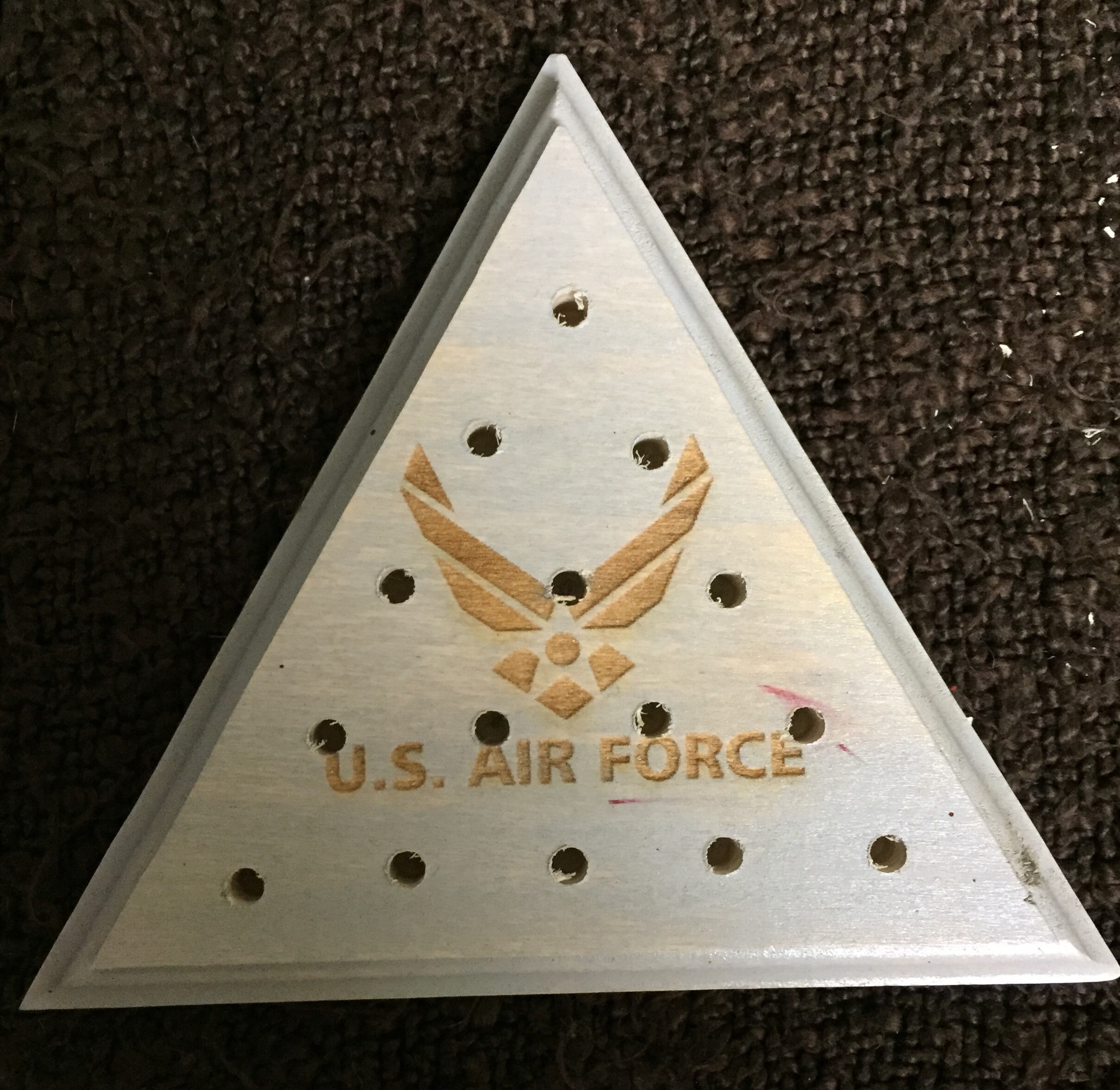 Military Branch Wooden Golf Tee Triangle Game Etsy
