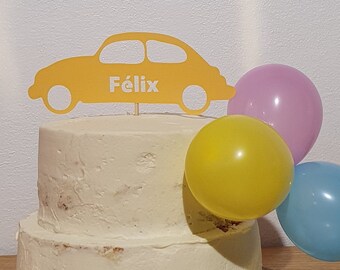 Car Cake Topper Etsy France Car Cake Topper Etsy France